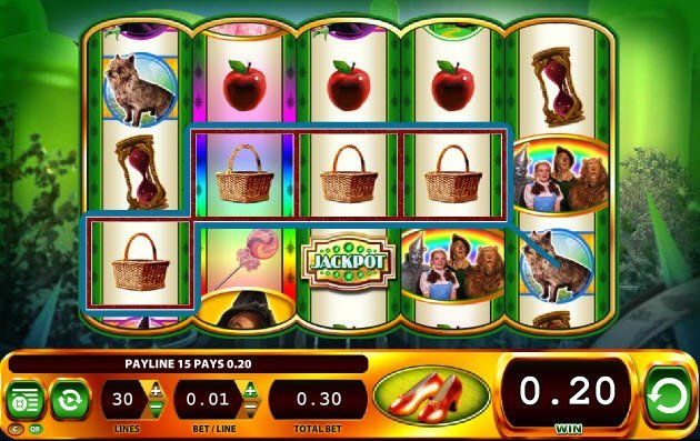 Wizard of oz slot machines free