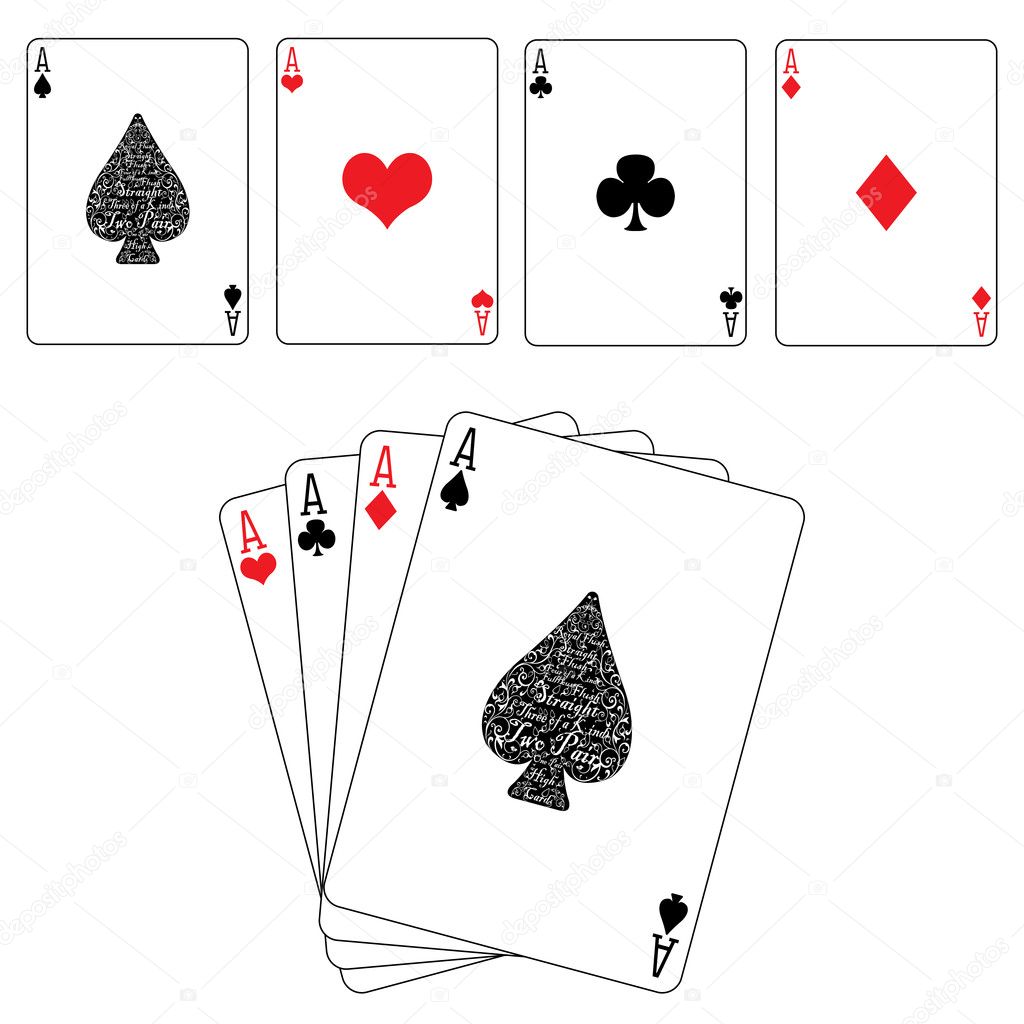 Poker Hearts Diamonds Spades Clubs